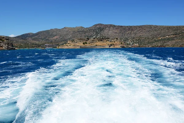 Twierdza na wyspie Spinalonga, Kreta, Grecja — Zdjęcie stockowe