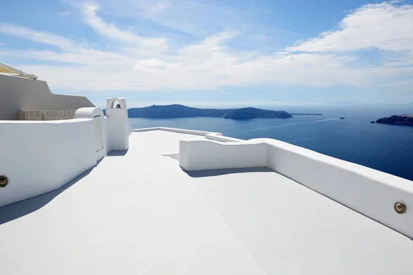 La casa en la isla de Santorini, Grecia — Foto de Stock