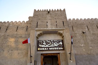 Dubai, Birleşik Arap Emirlikleri - 10 Eylül: 10 Eylül 2013 tarihinde büyük turist çekim Dubai, Birleşik Arap Emirlikleri-Dubai dubai Müzesi olduğunu