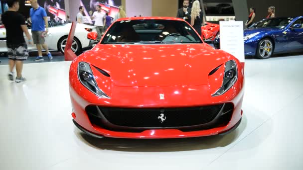 Dubai Uae November Ferrari 812 Superfast Sportkocsi Van Dubai Motor — Stock videók