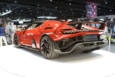 Dubai, Birleşik Arap Emirlikleri - 18 Kasım: Italdesign Zerouno spor otomobil Dubai Motor Show 2017 üzerinde 18 Kasım 2017 üzerinde olduğunu 