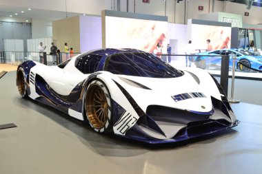 Dubai, Birleşik Arap Emirlikleri - 17 Kasım: Devel on altı supercar Dubai Motor Show 2017 üzerinde 17 Kasım 2017 üzerinde olduğunu 