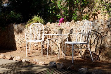 Deniz Manzaralı Teras lüks otel, mallorca, İspanya