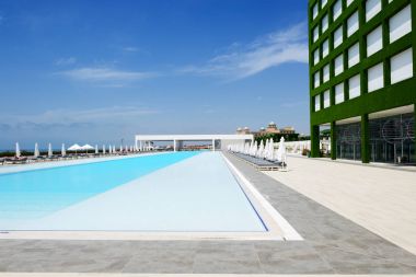Yüzme Havuzu, modern lüks otel, Antalya, Türkiye