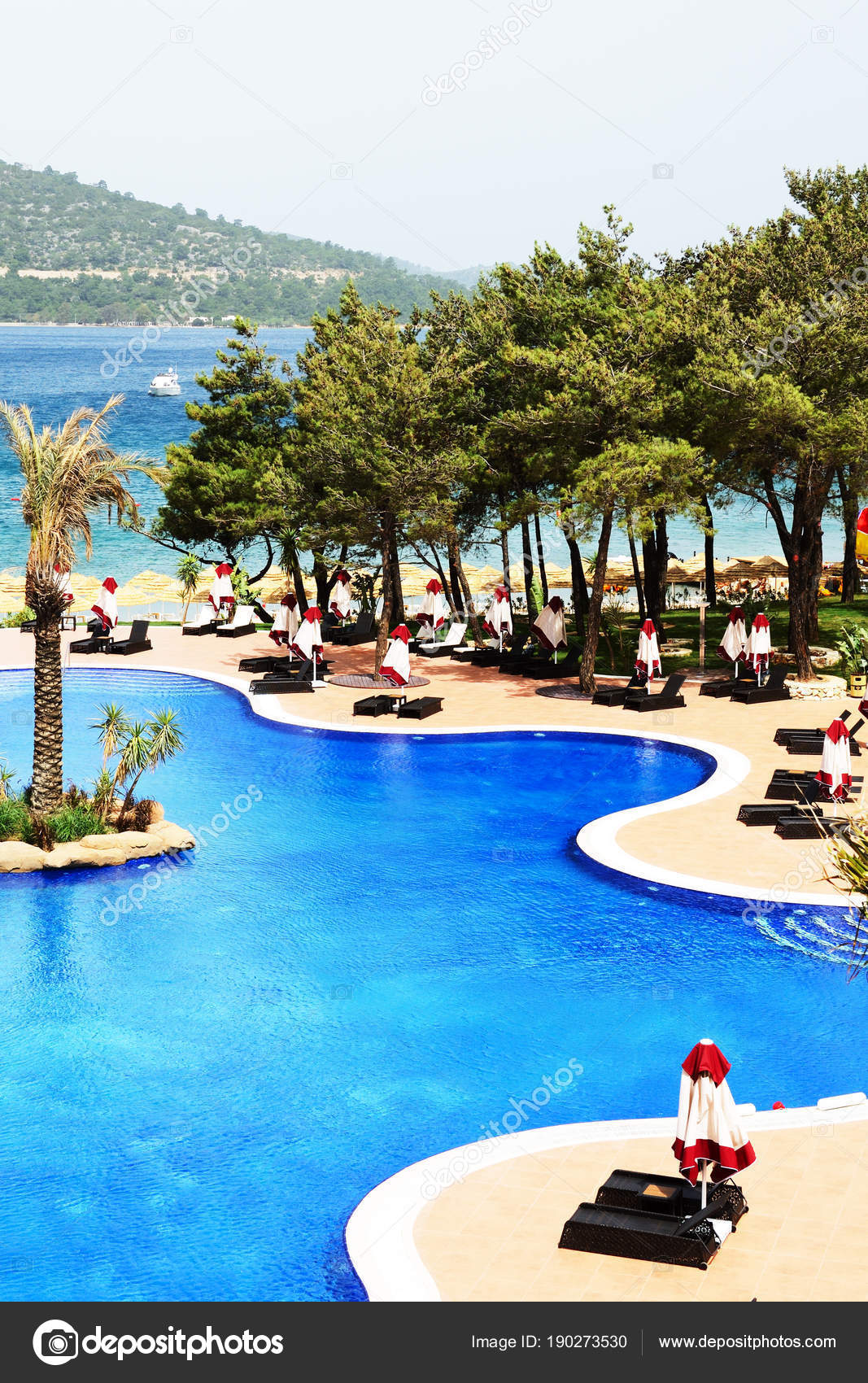 Piscines Et Plage Hôtel De Luxe Bodrum Turquie