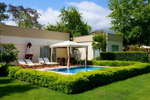 Swimming Pool Luxury Villa Antalya Turkey — Stock Photo, Image