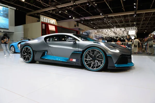 Dubai Uae November Bugatti Divo Sportscar Dubai Motor Show 2019 — стокове фото