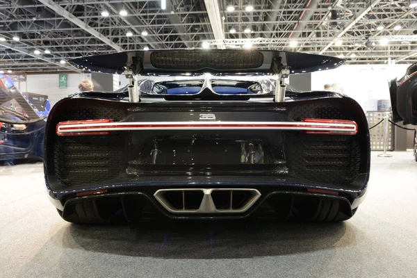 Dubai Émirats Arabes Unis Novembre Bugatti Chiron Sportive Sera Salon — Photo