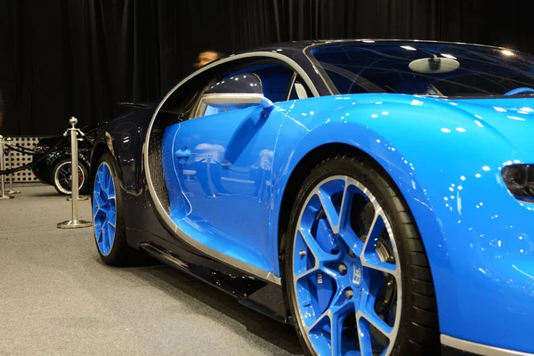 Dubai Egyesült Arab Emírségek November Bugatti Chiron Sportscar Dubai Motor — Stock Fotó