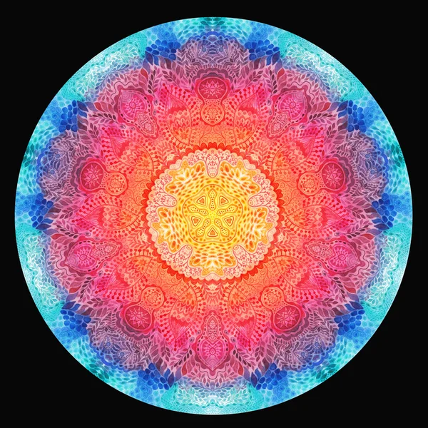 Mandala aquarelle. Décor pour votre design — Photo