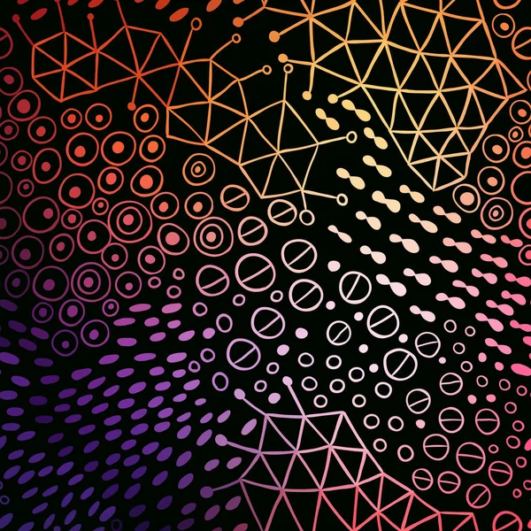 Fondo abstracto inconsútil orgánico del vector, motivo botánico, patrón de garabatos a mano alzada — Vector de stock