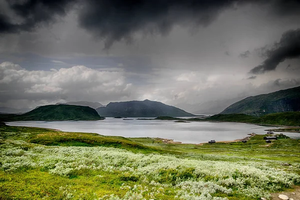 Montaña naturaleza paisaje en Morway verano —  Fotos de Stock