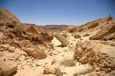 İsrail çöl manzarası