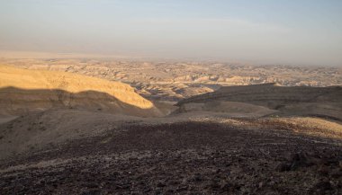 İsrail çöl manzarası