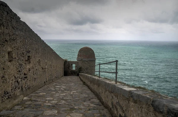 Tempesta meteo drammatica a Portovenere — Foto Stock