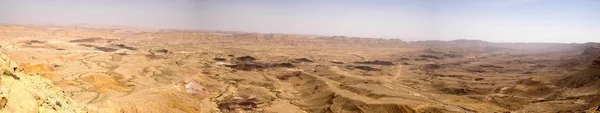 Széles látószögű panoráma sivatagi táj — Stock Fotó