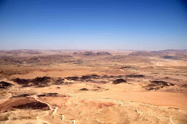 Pustynny krajobraz w Izraelu — Zdjęcie stockowe