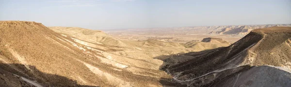 Vidvinkel panorama av öknen landskap — Stockfoto