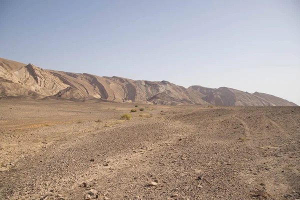 Öknen resor landskap i Israel — Stockfoto