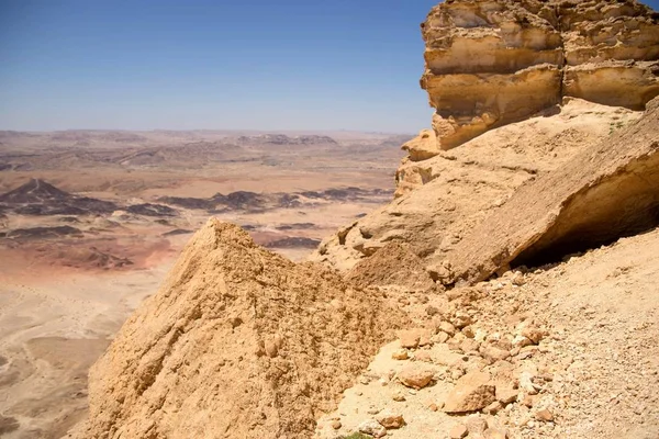 Desert travel landscape in Israel — Stock Photo, Image