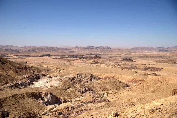 Desert travel landscape in Israel — Stock Photo, Image