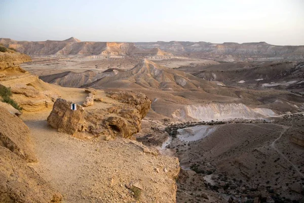 Öknen resor landskap i Israel — Stockfoto