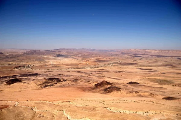 Pejzaż podróż pustynia w Izraelu — Zdjęcie stockowe