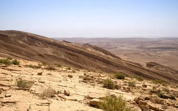 Paisaje de viajes por el desierto en Israel — Foto de Stock