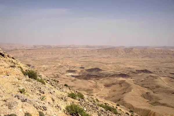 Paisaje de viajes por el desierto en Israel — Foto de Stock