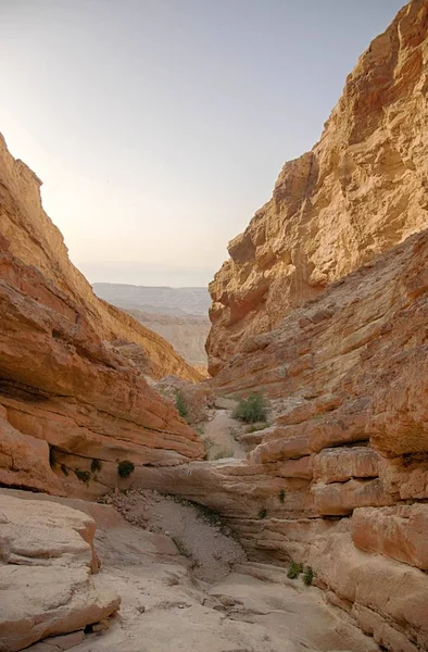 Paisaje de viajes por el desierto en Israel — Foto de Stock