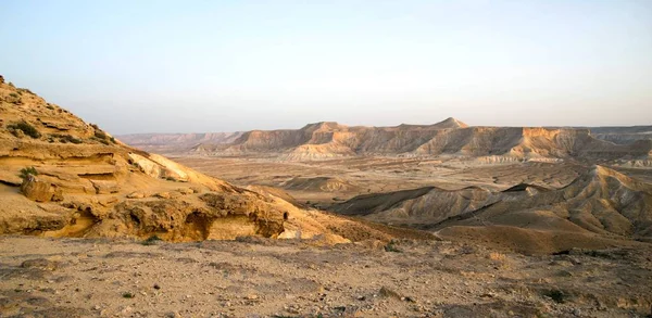 Öknen resor landskap i Israel — Stockfoto