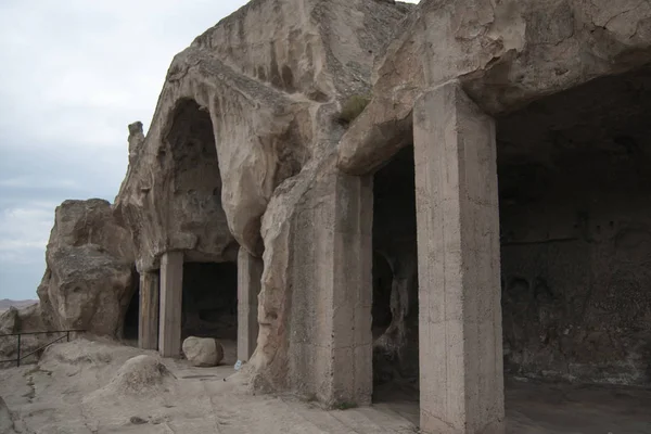 Uplistsikhe ancient rock-hewn town — Stock Photo, Image