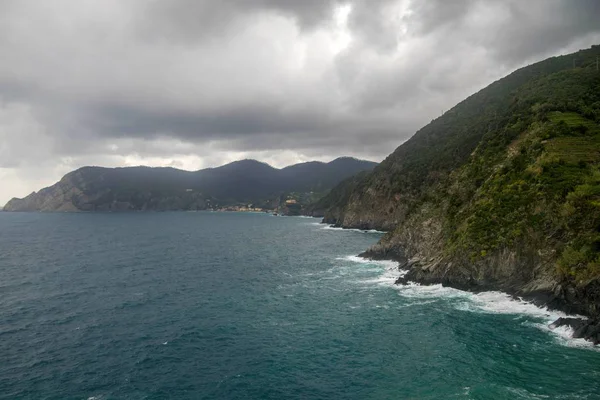 Paysage marin de l'Italie Ligurie côte Voyage — Photo