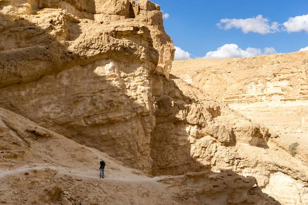 Arava Çölü İsrail'de seyahat — Stok fotoğraf