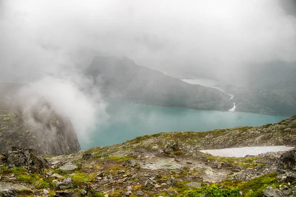 Horská Turistika v Norsku — Stock fotografie