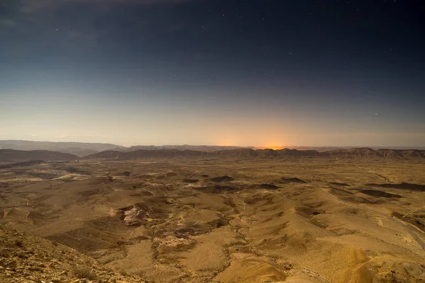 Paisaje del desierto en Israel — Foto de Stock