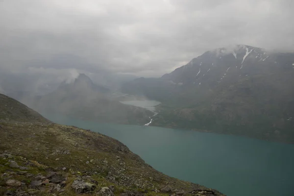 在挪威的登山 — 图库照片