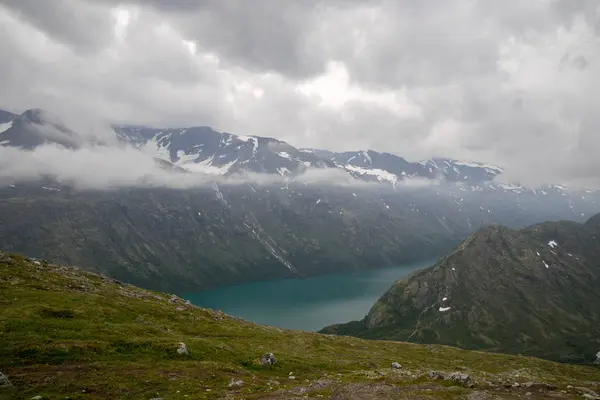Європа Літніх Подорожі Гір Озер Скандинавії — стокове фото