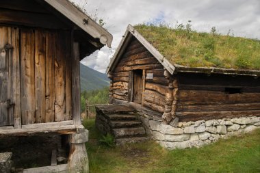 Norveç Halk mirası yaz ecomuseum içinde seyahat