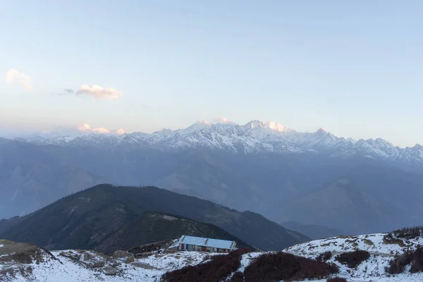 Alba in Nepal Himalaya — Foto Stock