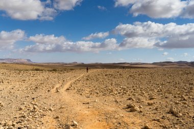 Necef dramatik Taş Çölü ', İsrail trekking 