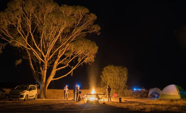 Tentes Dans Camp Nuit Tourisme Écologique Israélien — Photo