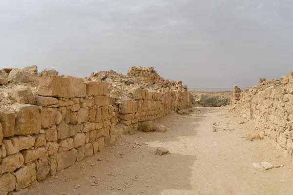 Archeologie van de Shivta ruïnes in Israël — Stockfoto