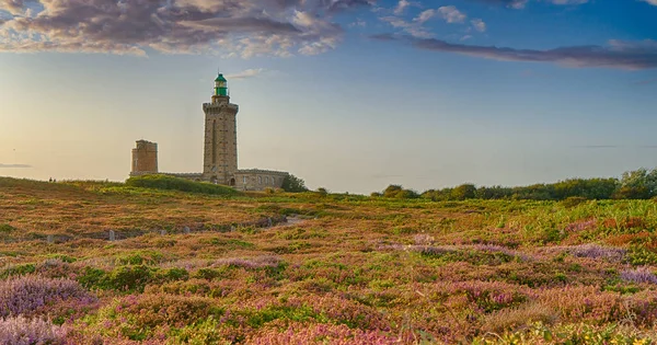 Leuchtturm auf Cap Frehel, Bretagne, Britische Küste — Stockfoto