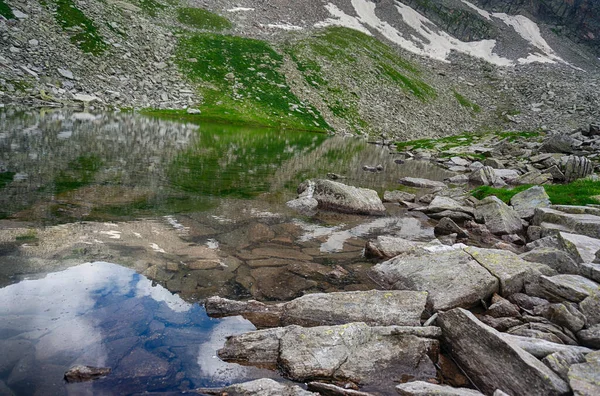 Lago Montaña Paisaje Alpino Italiano —  Fotos de Stock