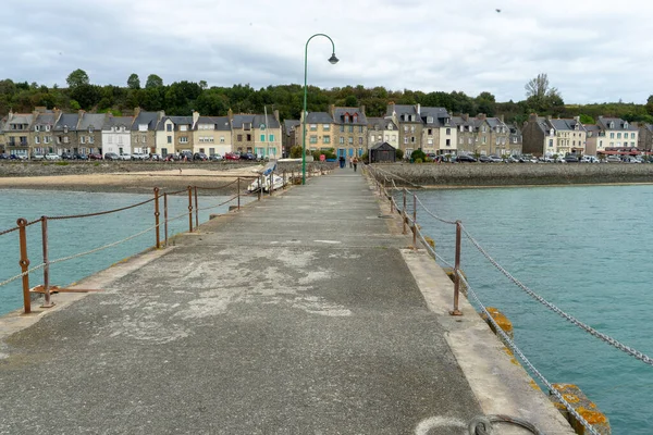 Reisen Für Austern Cancale Britanny Dorf Auf Meerblick Tourismus — Stockfoto