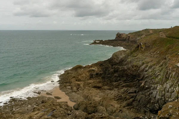 Bretagne France Sea Coast Hiking Trail Tourism — ストック写真