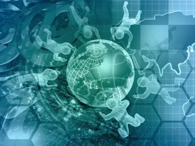 Küre, bilgisayar arka plan mans ve basamak