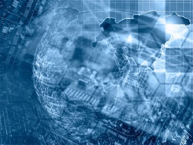 elektronik cihaz, harita ve basamak bilgisayar arka plan