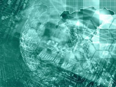 elektronik cihaz, harita ve basamak bilgisayar arka plan